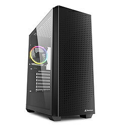 SHARKOON｜シャークーン PCケース ATX /Micro /Mini-ITX SHA-VS9 RGB BK ブラック