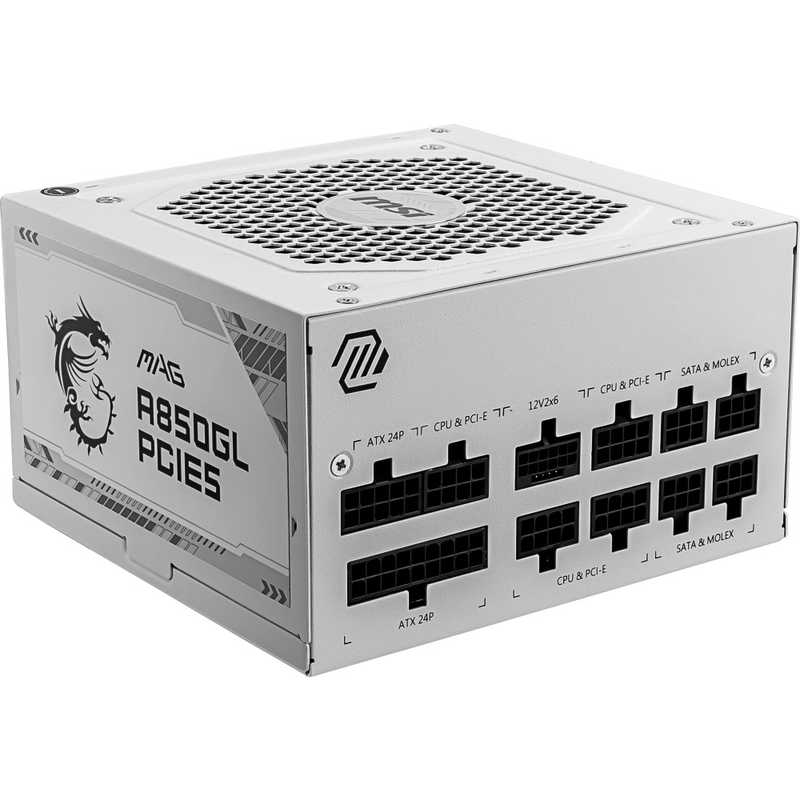 MSI｜エムエスアイ PC電源 MAG A850GL PCIE5 WHITE ホワイト 850W /ATX /80PLUS Gold