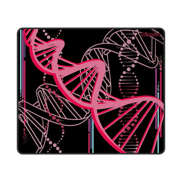 X-raypad｜エックスレイパッド ゲーミングマウスパッド 490x400x6mm Minerva DNA XLサイズ Pink Black xr-minerva-dna-pink-black-xl
