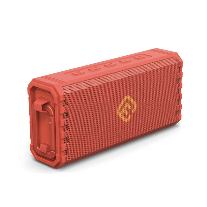 40s IPX7防水 堅牢 アウトドア Bluetoothスピーカー HW2 ORANGERED