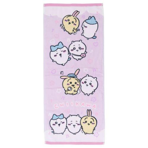 ちいかわ　なかよくいっしょ　フェイスタオル