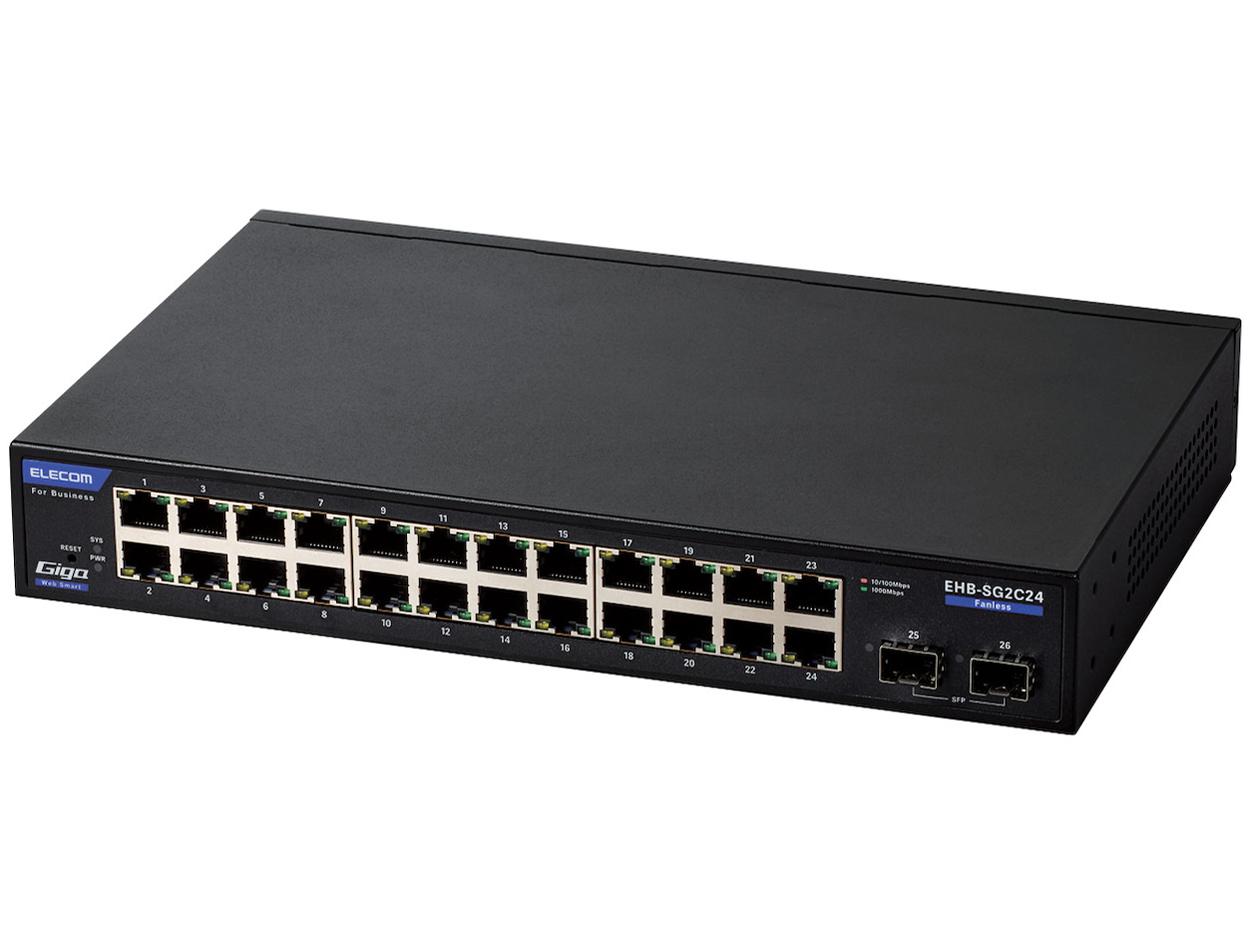 楽天市場】エレコム ELECOM レイヤー2 Giga対応 アンマネージスイッチ
