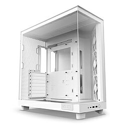NZXT｜エヌゼットエックスティー PCケース ATX /Micro /Mini-ITX H6 Flow ホワイト CC-H61FW-01