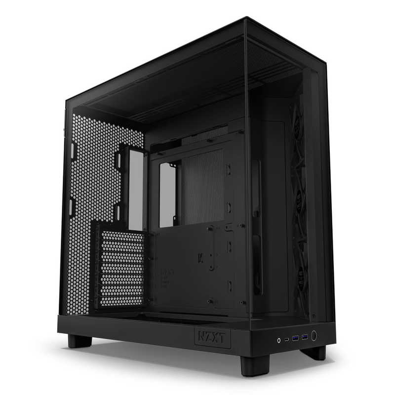 NZXT PCケース ATX /Micro /Mini-ITX H6 Flow ブラック CC-H61FB-01