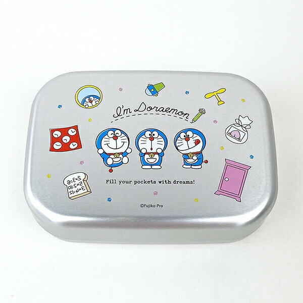 Skater｜スケーター アルミ弁当箱370ml ドラえもん ラインデザイン ALB5NV