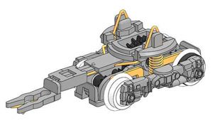 楽天市場】バンダイ Bトレインショーティー専用走行台車T（改