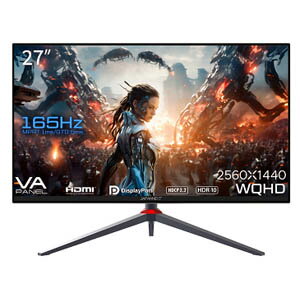 JAPANNEXT ゲーミングモニター JN-27V165WQHDR-HSP