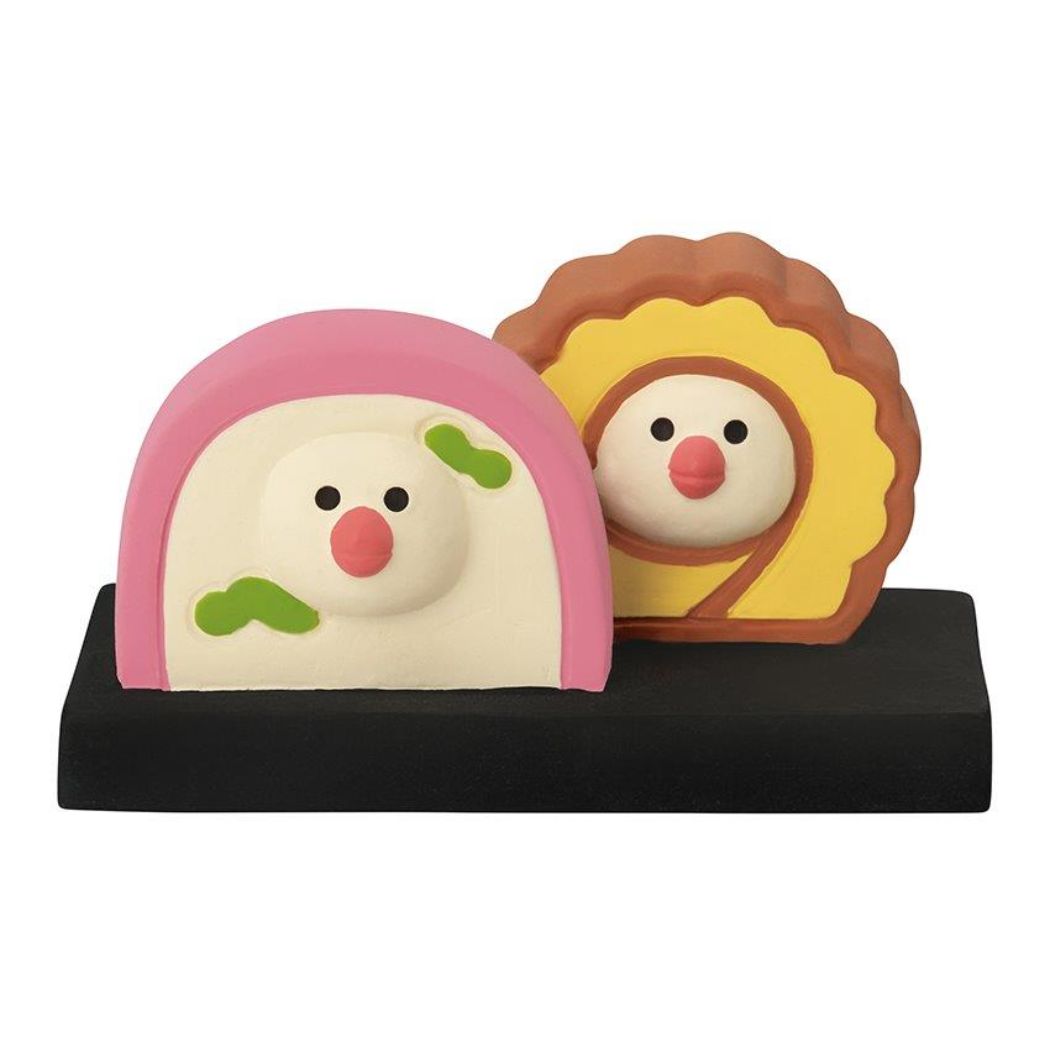 福寄せカーニバル マスコット おせち文鳥 蒲鉾と伊達巻 concombre デコレ おしゃれ グッズ