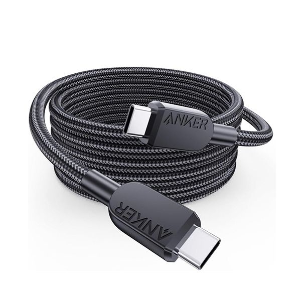 Anker USB-C & USB-C ケーブル (高耐久ナイロン) 1.8m 240W Galaxy iPad Pro/Air MacBook Pro/Air 各種対応