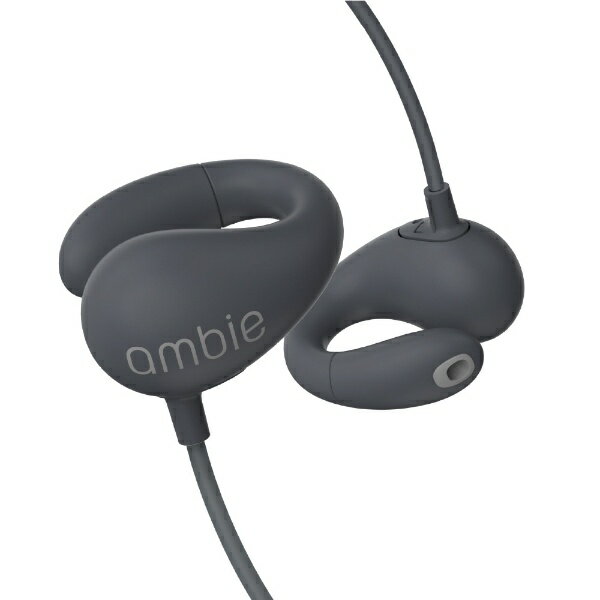 新品未開封ambie ワイヤレスイヤホン ブラック ambie sound earcuffs AM-TW02COM Black × Black (凸ボタン