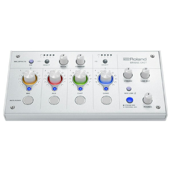 【新品・未開封】Roland BRIDGECAST ゲーミングミキサー ブラック Roland 【クリアランスセール】BRIDGECAST 音声ミキサー