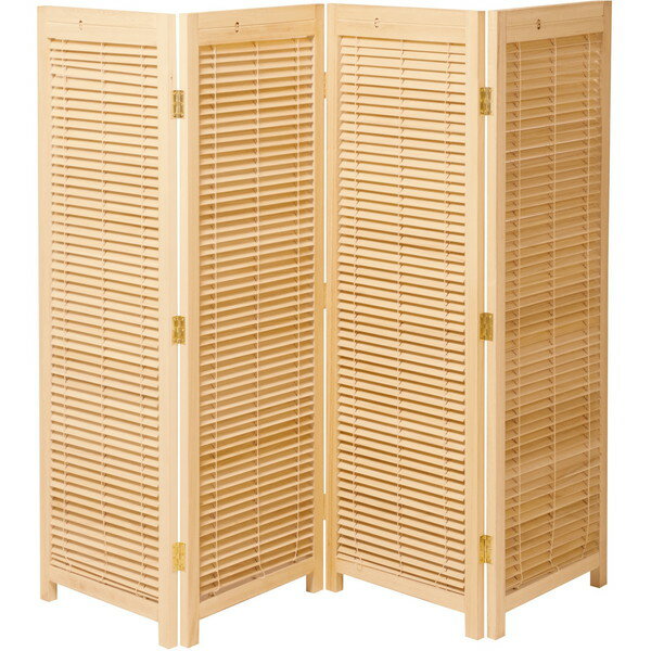 弘益 衝立4連 ナチュラル