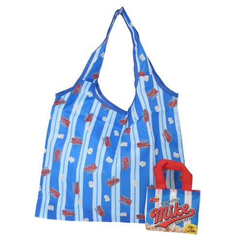 折りたたみショッピングバッグ エコバッグ mike popcorn バターしょうゆ味 マイクポップコーン ジェイズプランニング デイパック パッケージシリーズ