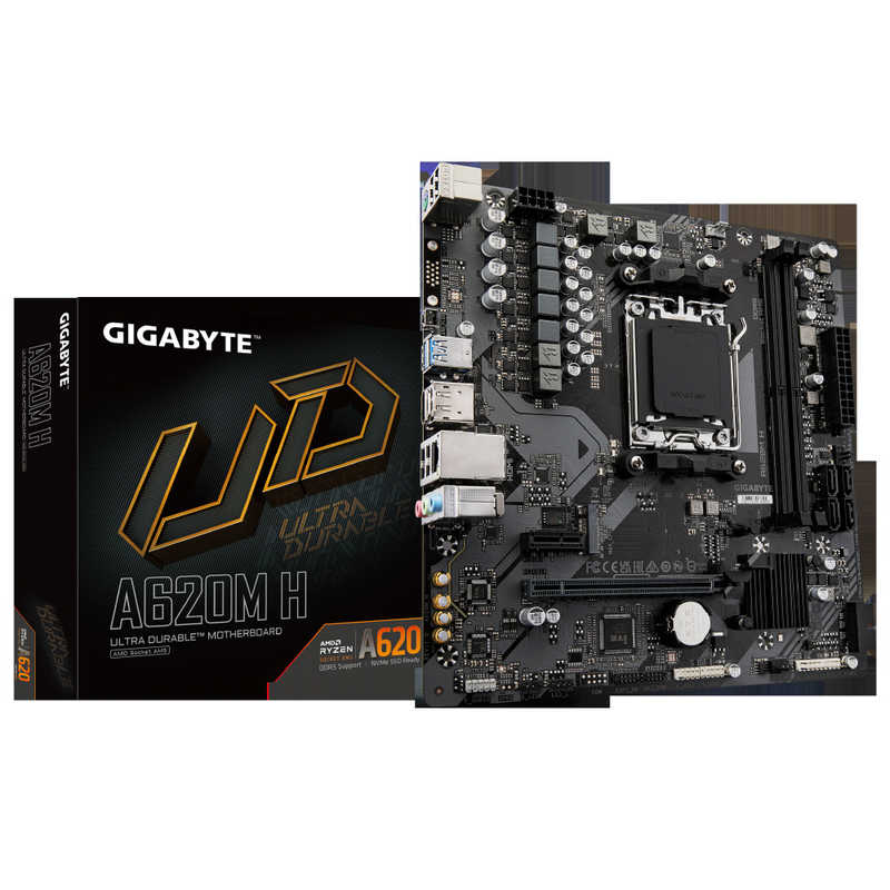 GIGABYTE｜ギガバイト マザーボード Socket AM5 A620M H MicroATX