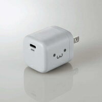 エレコム ELECOM EC-AC13A-GF グレーフェイス USB Power Delivery 45W AC充電器 C×1