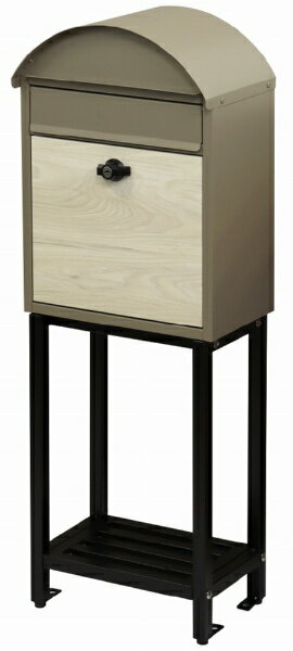 即決★アイリスオーヤマ　木製ポスト　MG-32★未使用 | アイリスオーヤマ ポスト 木製 MG-32 ダークブラウン