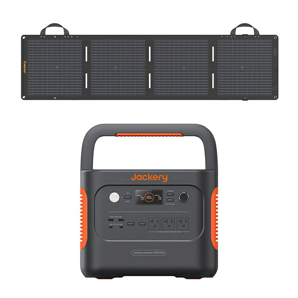 Jackery SolarGenerator 1000 Plus 100mini ポータブル電源ソーラーパネルセット