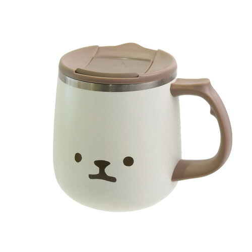 保温 マグカップ マグカップ オフィス ステンレスマグ 蓋付き 猫グッズ  サブヒロモリ ムームー ステンレスサーモマグカップ 400ml 保冷 おしゃれ かわいい 犬