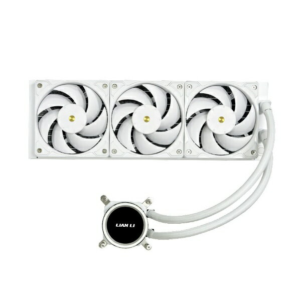LIANLI 水冷CPUクーラー 120mmファンx3 LGA1700/1200/115x・AM5/AM4 Galahad II Trinity 360 Performance LL-GA2-360-PERF-WT 1.0 ホワイト LL-GA2-360-PERF-WT1