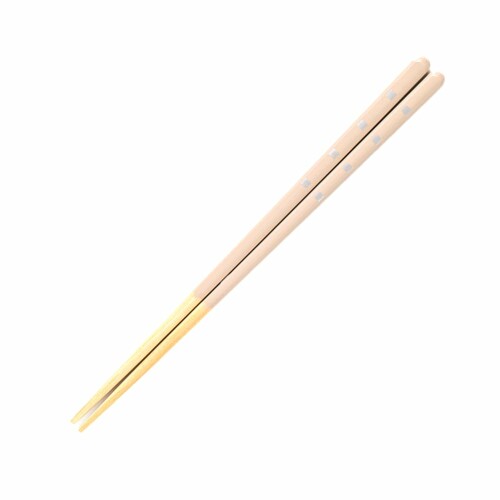 藤栄 FUJIEI ほんとうにすべらないお箸 大人用23cm くすみドット ベージュ 箸職人が作る塗り箸 日本製 食洗器可 HSR-014