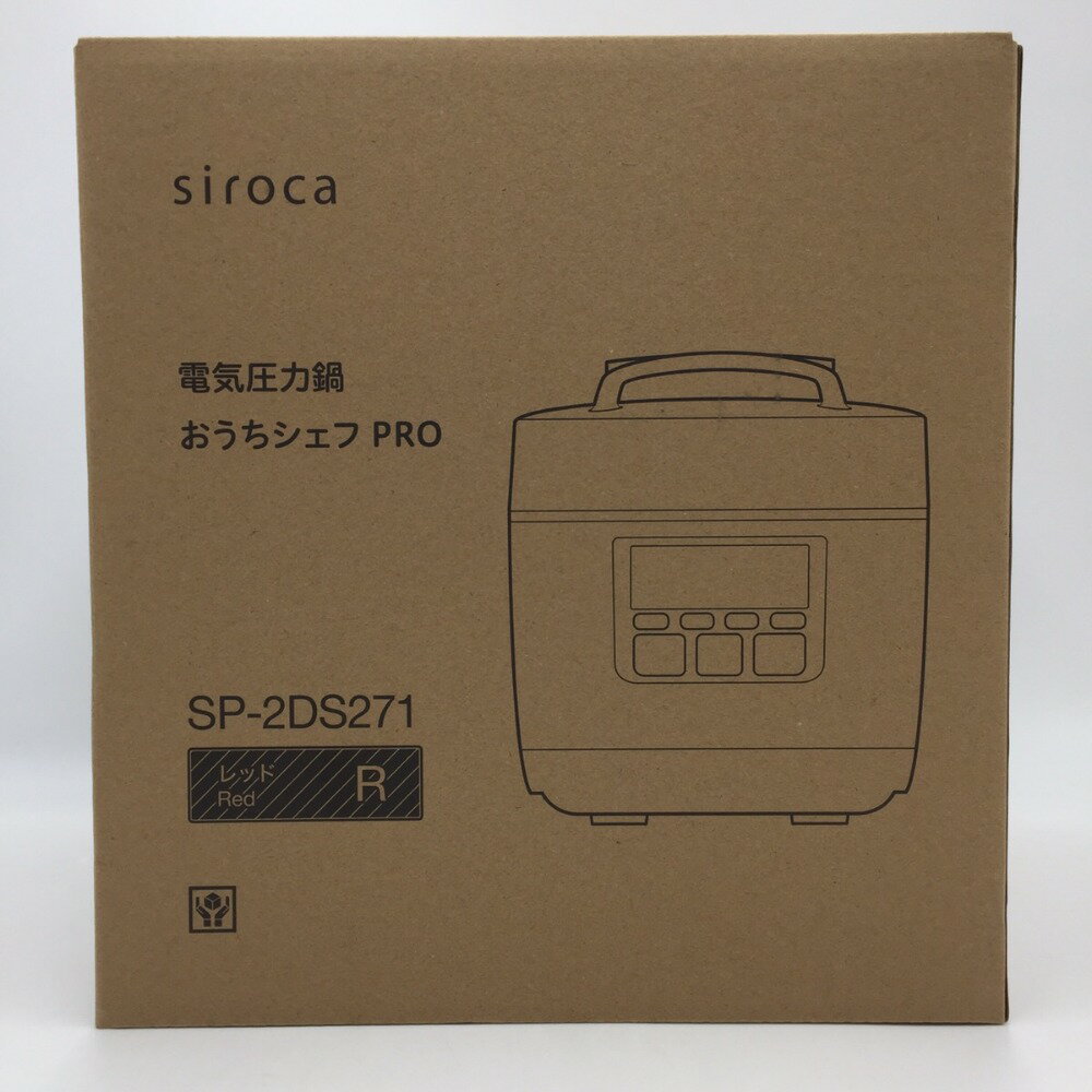 楽天市場】シロカ siroca 電気圧力鍋 おうちシェフPRO レッド SP