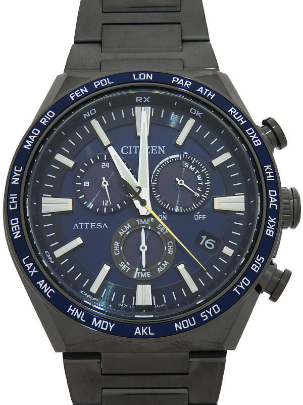 シチズン CITIZEN アテッサ ATTESA 限定 AT8049-61W シチズン(CITIZEN) アテッサ AT8049-61W LIGHT in BLACK 2022 GREEN