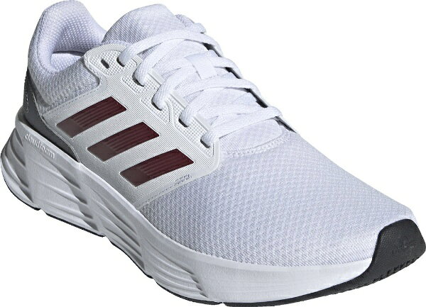 アディダス｜adidas 27.0cm メンズ ランニングシューズ GALAXY 6 フットウェアホワイト×シャドーレッド×アイアンメタリック LIV00