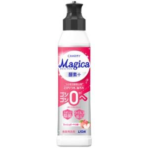 LION｜ライオン CHARMY Magica チャーミーマジカ 食器用洗剤 酵素プラス フレッシュピーチの香り 本体 220ml 台所用洗剤 フレッシュピーチ