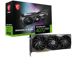 MSI グラフィックボード GeForce RTX 4070 SUPER 12G GAMING X SLIMシリーズ