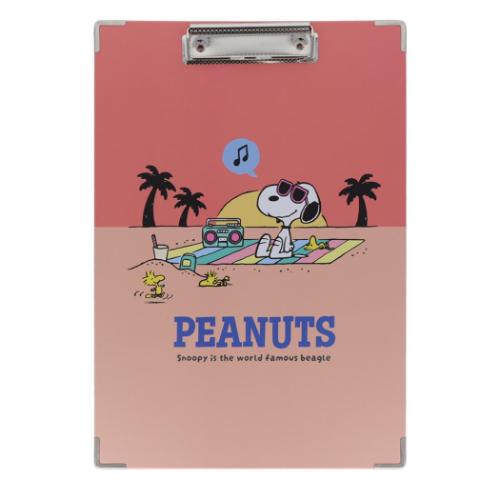 ＰＥＡＮＵＴＳ　ＰＬＡＹ　ＷＩＴＨ　ＣＯＬＯＲＳ　クリップボードＡ４　ビーチ