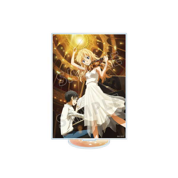 四月は君の嘘　キャンバスアート　2枚セット TVアニメ「四月は君の嘘」のトレーディングミニキャンバスボード