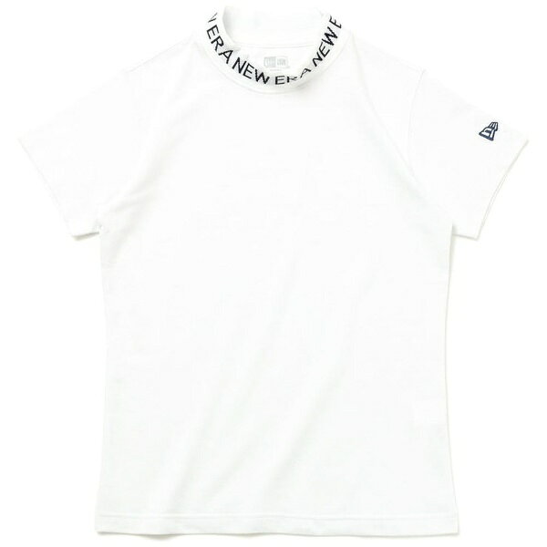 NEW ERA｜ニューエラ レディース 半袖 鹿の子 ミッドネック パフォーマンス Tシャツ ホワイト 14108977 /Mサイズ