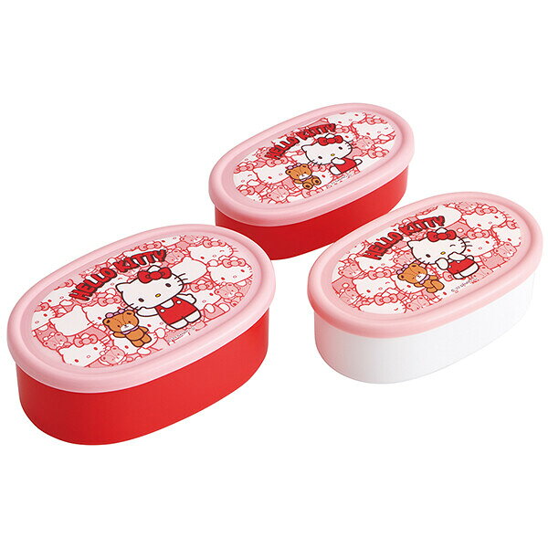 キティ 抗菌シール容器3Pセット 659478