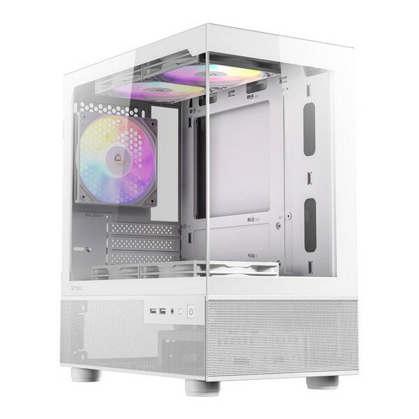 ANTEC｜アンテック PCケース Micro ATX /Mini-ITX ホワイト CX200M RGB Elite White