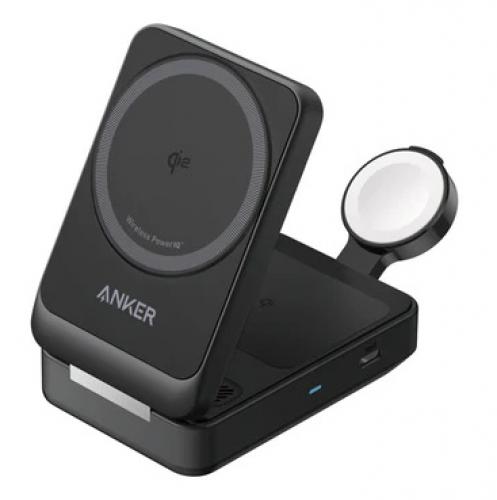 Anker MagGo Wireless Charging Station (Foldable 3-in-1) マグネット式 3-in-1 ワイヤレス充電ステーション