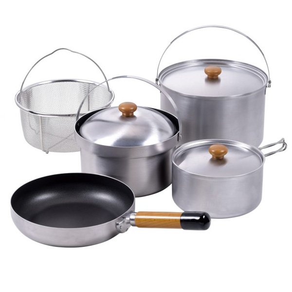 楽天市場】エバニュー EVERNEW エバニュー チタンクッカーセットM