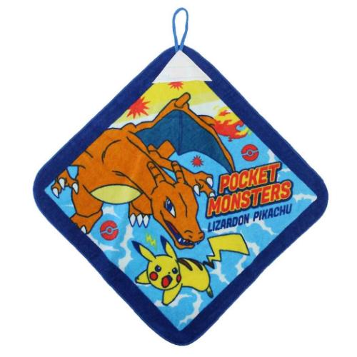 WN471800 林 Hayashi ループ付きハンドタオル ポケモンN4718 約34×34cm ポケモン のタオルシリーズ