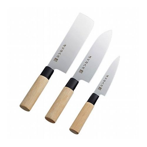 竹内暁則 佐竹産業 暁里 本割込三徳包丁 AKR-A-100F 1箱（直送品） - アスクル