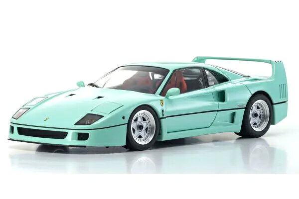 楽天市場】京商 京商 1/18 フェラーリ F40 ミントグリーン ミニカー 