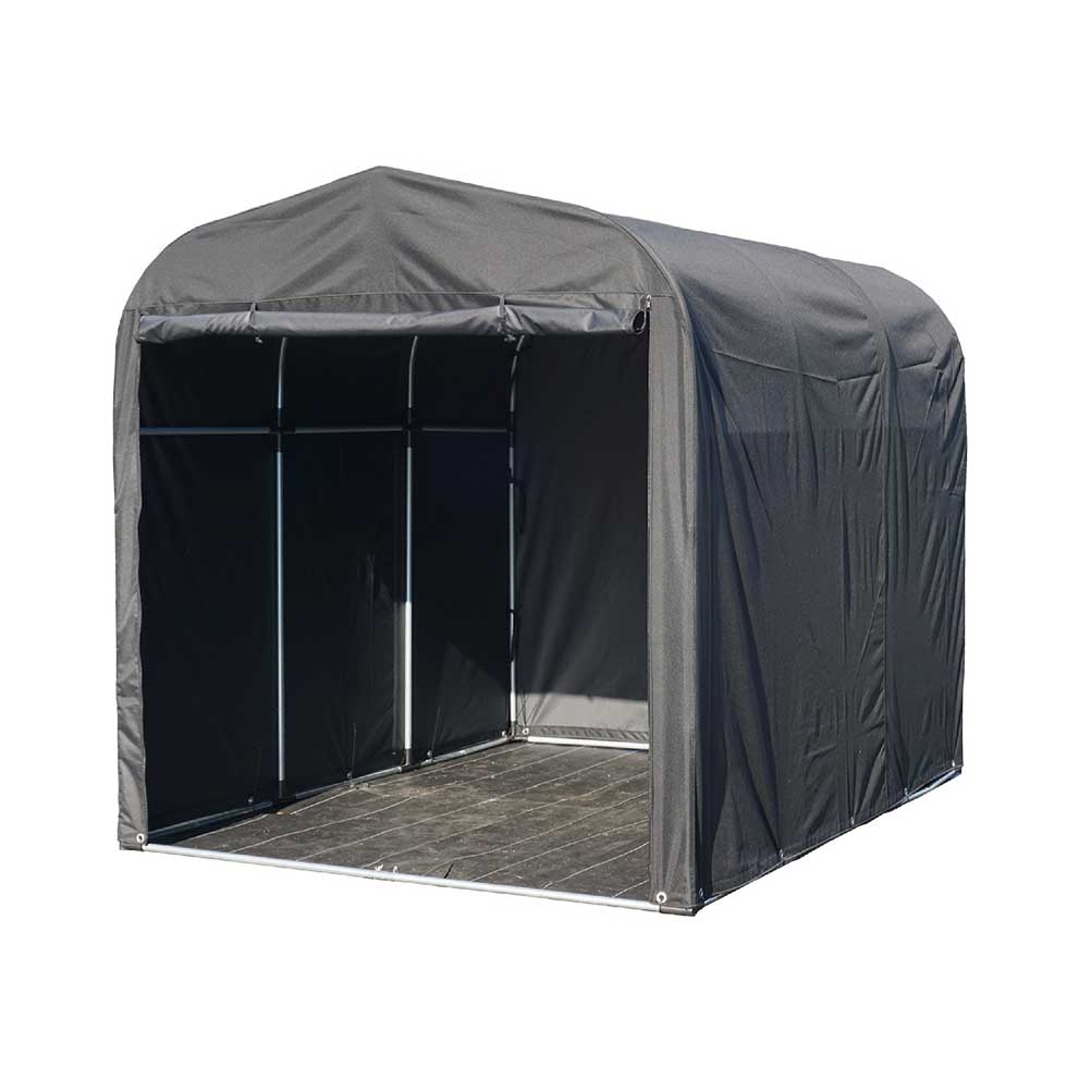 値下げ！！【未開封品】DCMサイクルハウス3台用 楽天市場】サイクルハウス 3台用 DCM 駐輪 自転車 バイク保管