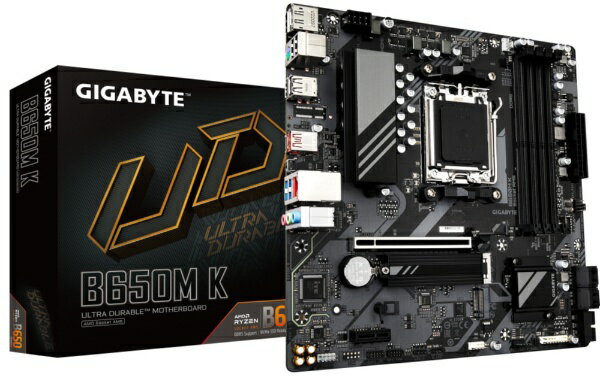 GIGABYTE｜ギガバイト マザーボード Socket AM5 B650M K MicroATX