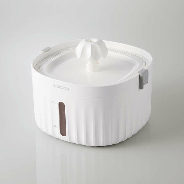 エレコム 自動給水器フィルター式 SAロック機能付 ホワイト 1個