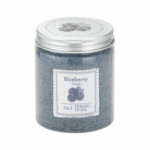 りぶはあと｜LIVHEART JAM TOWEL ジャムタオル ハンカチタオル BLUEBERRY