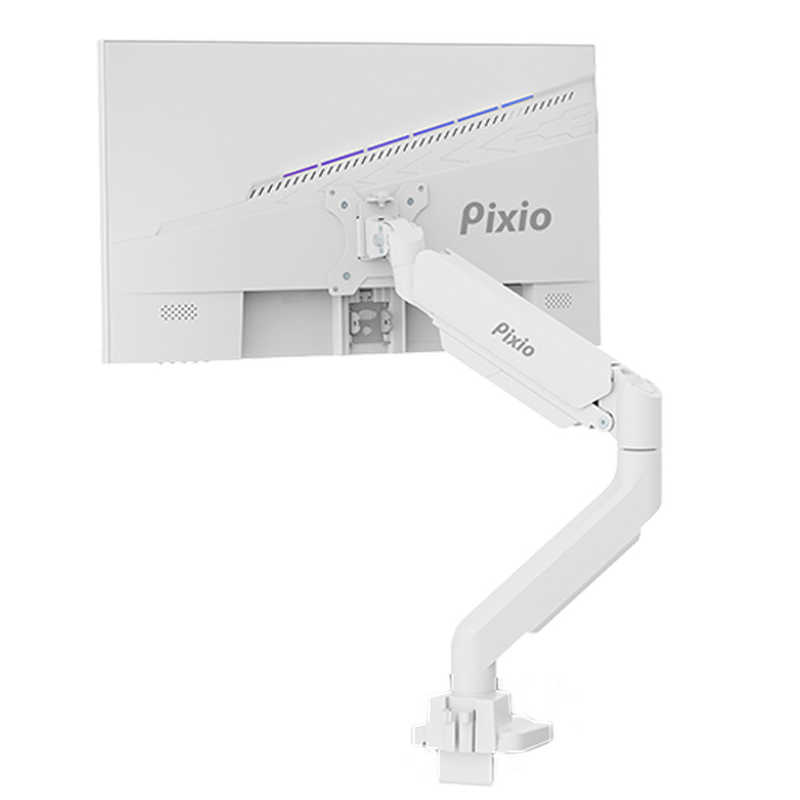 PIXIO｜ピクシオ モニターアーム 1画面 /17～49インチ 3関節 ホワイト PS2SW-O