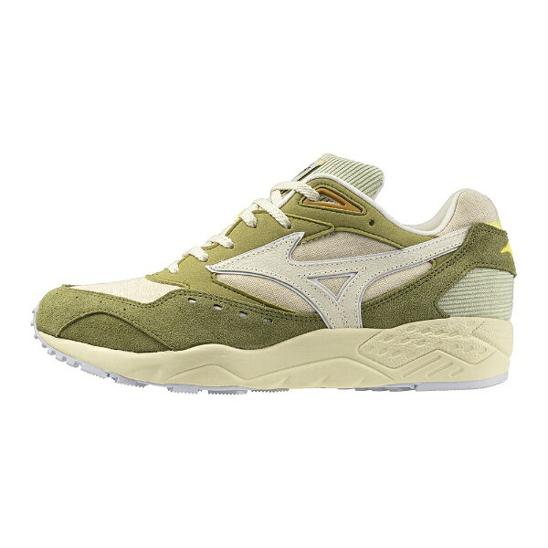 ミズノ｜mizuno 26.5cm 男女兼用 スニーカー コンテンダー CONTENDER 2E相当 ベージュ×ホワイトライス×グリーン D1GA2420 01：ベージュ×ホワイトライス×グリーン