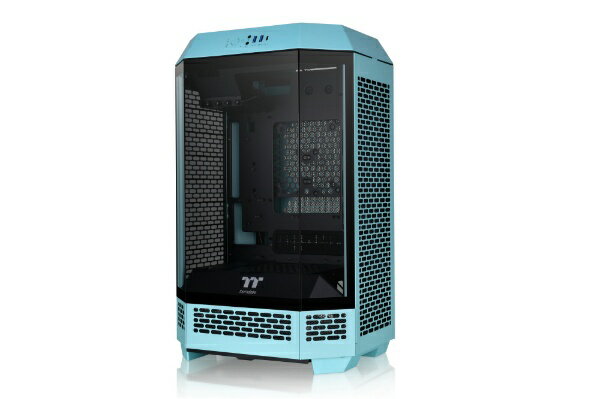 Thermaltake｜サーマルテイク ミニタワー型PCケース The Tower 300 ターコイズ microATX、Mini-ITXマザーボード対応 CA-1Y4-00SBWN-00