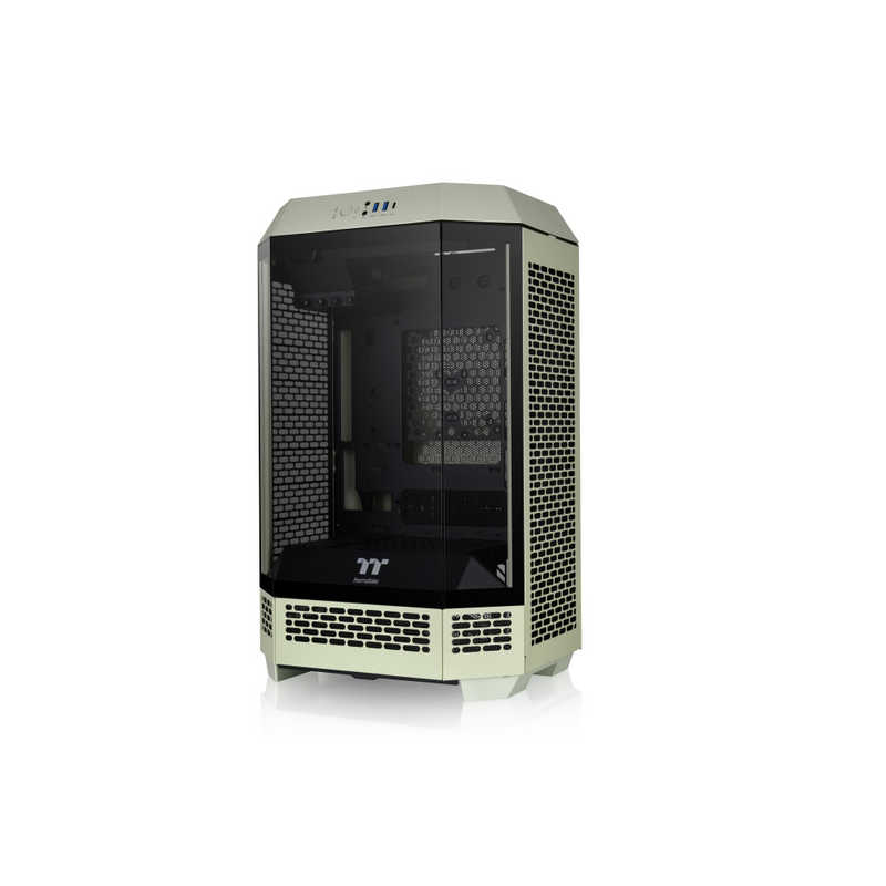THERMALTAKE TECHNOLOGY CA1Y400SEWN00 PCケース Micro ATX /Mini-ITX The Tower 300 Matcha Green CA-1Y4-00SEWN-00