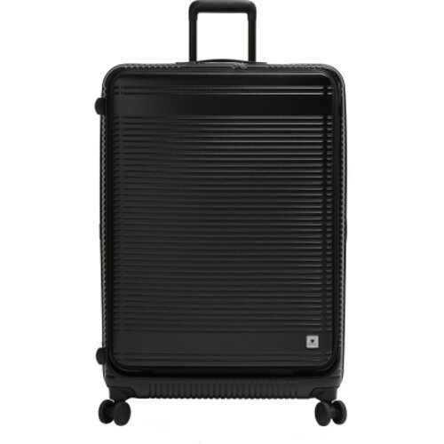 BERMAS｜バーマス フロントオープン 大容量ジッパーキャリー 容量拡張機能付き 108L 拡張時：118L ユーロシティ EURO CITY2 マットブラック 60298 TSAロック搭載