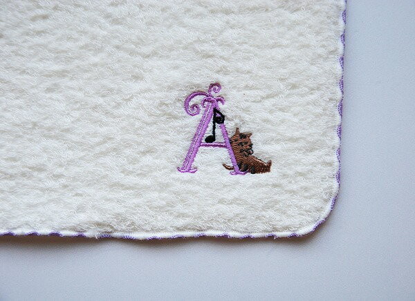 Shinzi Katoh 猫のロンド タオルハンカチ A-1 SKTC205-01