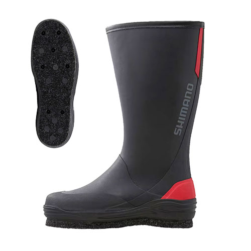 シマノ SHIMANO FB-041X ジップアップブーツ カットラバーピンフェルト 2XL レッド 107893